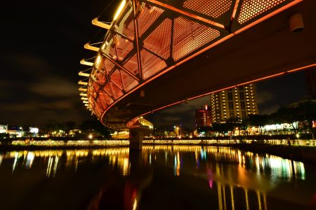 Night Bridge Free Stock Photo