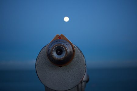 Night Sky Viewer Moon Calm Free Stock Photo