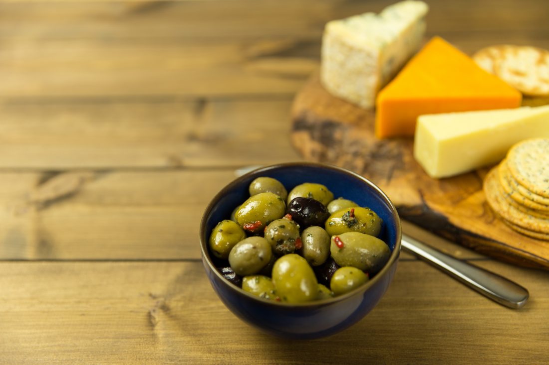 Free photo of Olives & Cheese