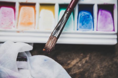 Painting Colors Free Stock Photo