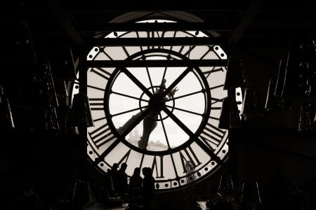 Paris Clock Free Stock Photo
