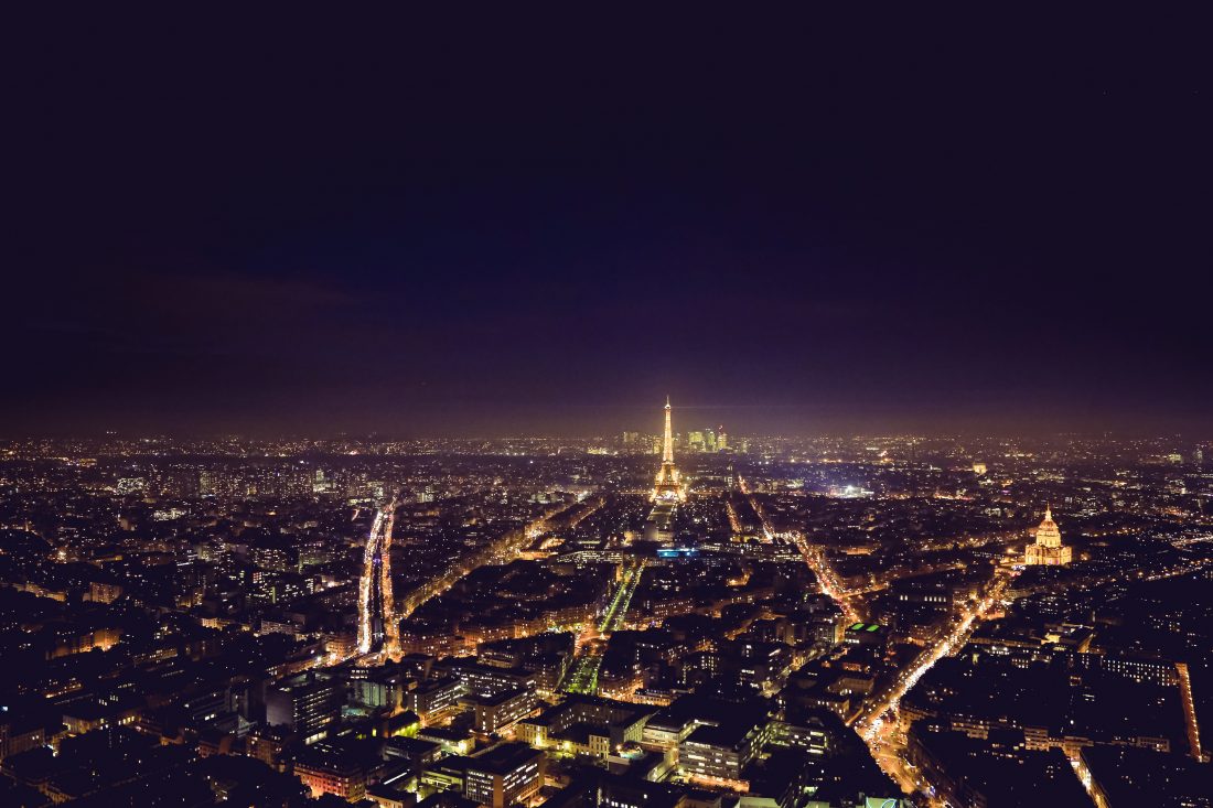 Download Paris Night View Royalty Free Stock Photo and Image