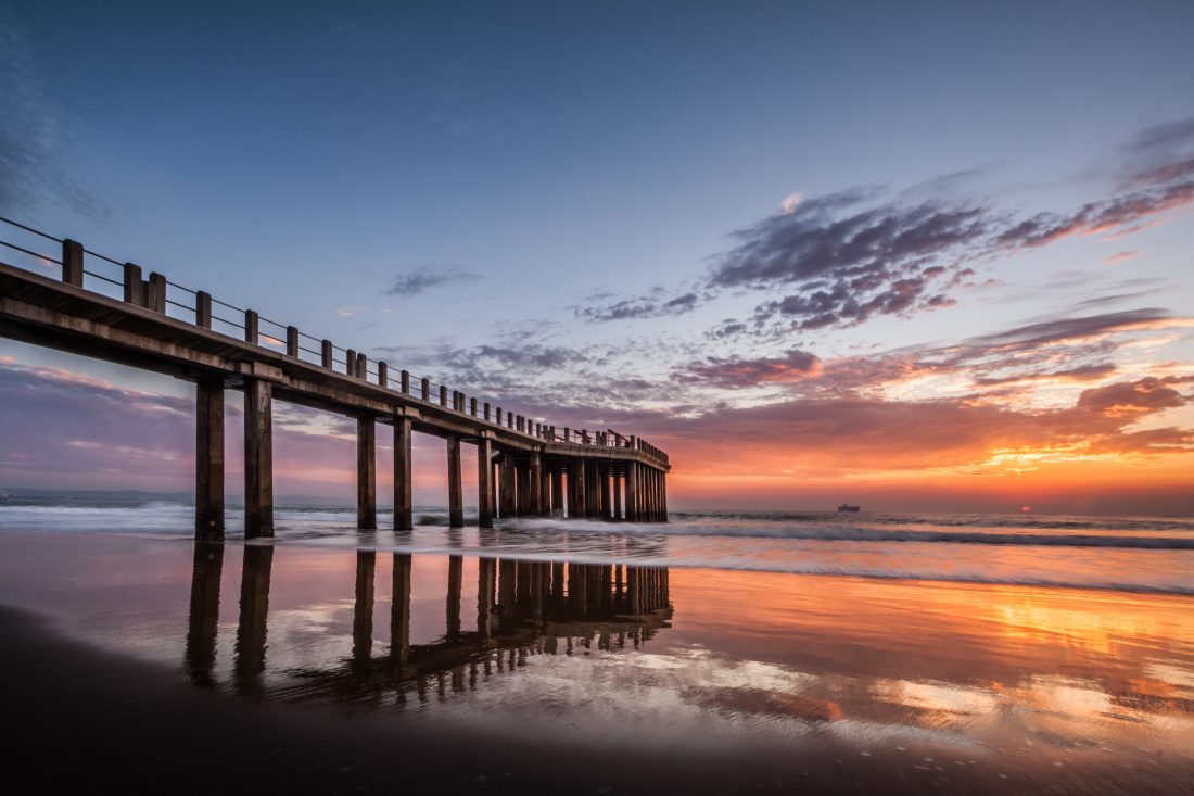 Free photo of Ocean Pier Sunrise
