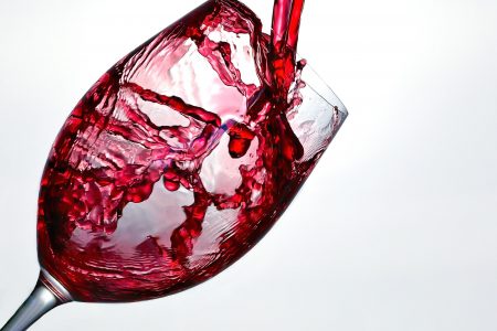 Pouring Red Wine Free Stock Photo