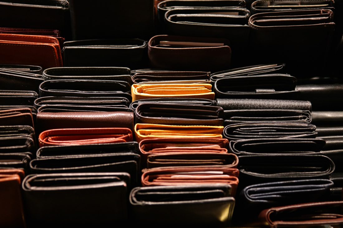 Free photo of Stack of Purse Wallets