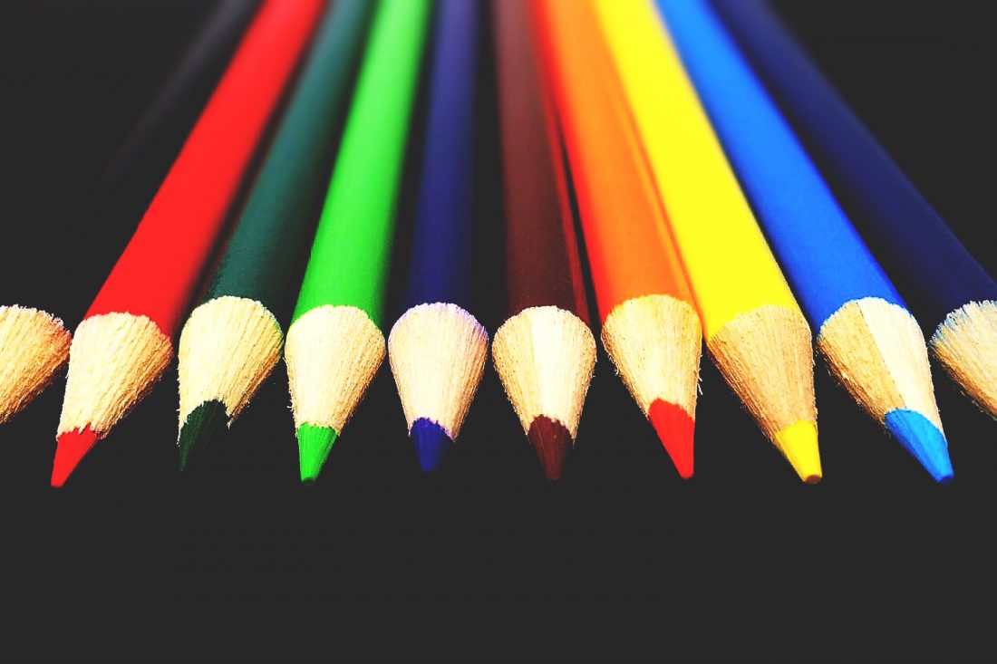 Free photo of Rainbow Pencils