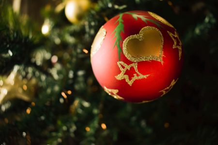 Red Christmas Decoration Free Stock Photo