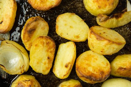 Roast Potatoes Free Stock Photo