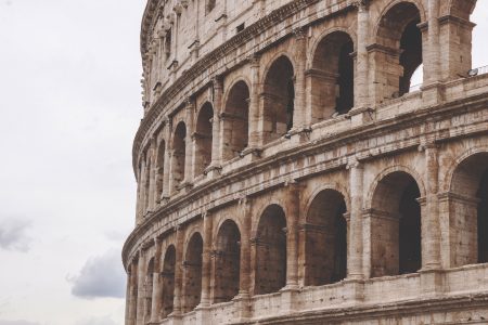 Colosseum in Rome, Italy Free Stock Photo