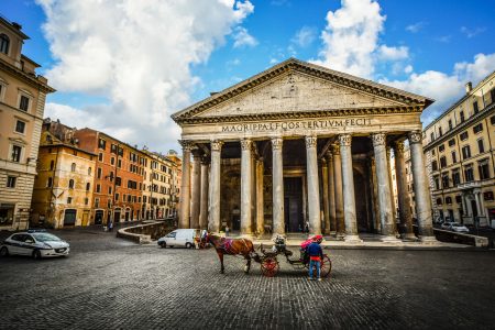 Pantheon in Rome, Italy Free Stock Photo