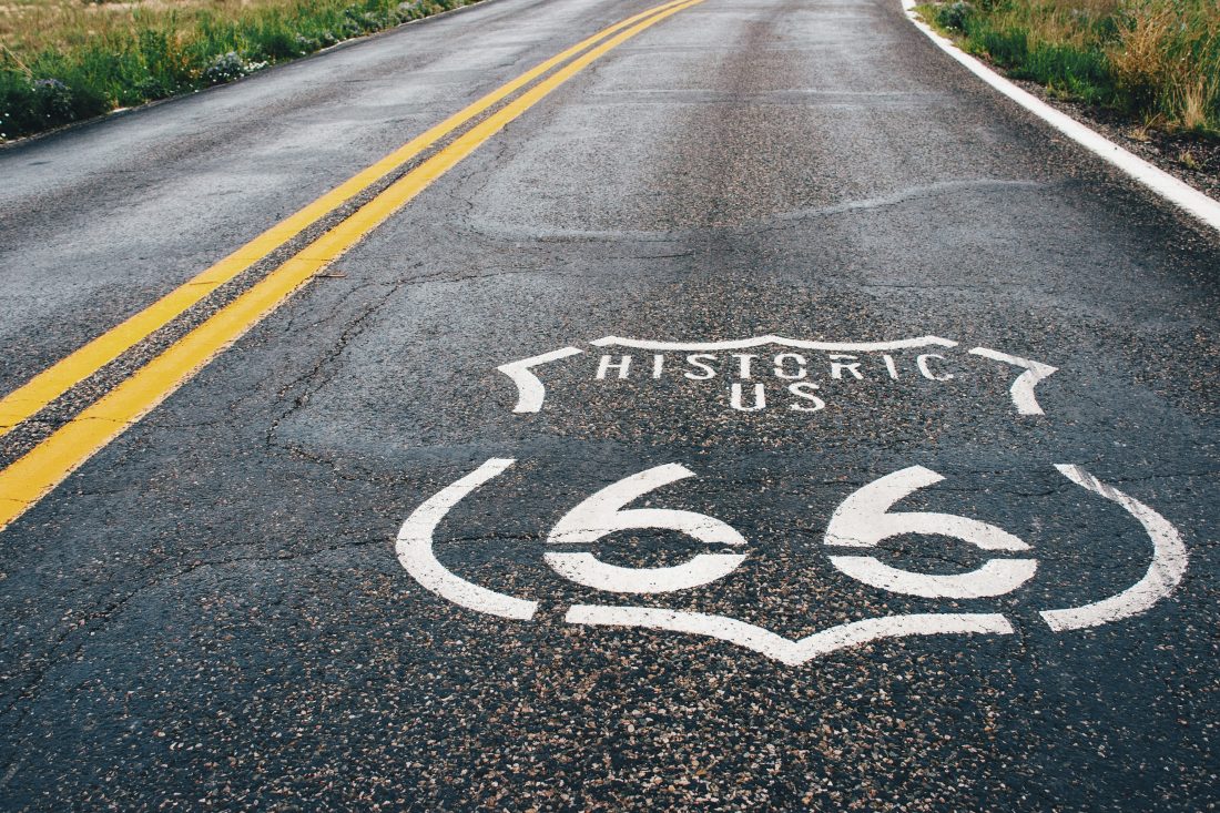 Free photo of Route 66 Road