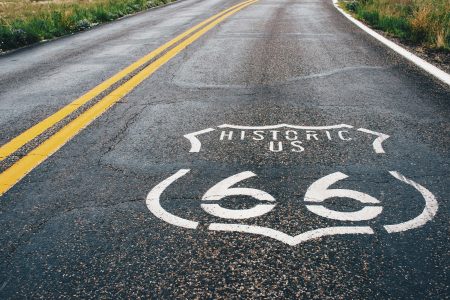 Route 66 Road Free Stock Photo