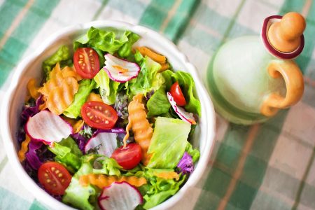 Bowl of Healthy Salad Free Stock Photo