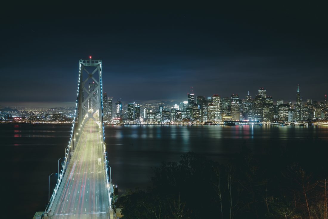 Free photo of San Francisco Bridge Night