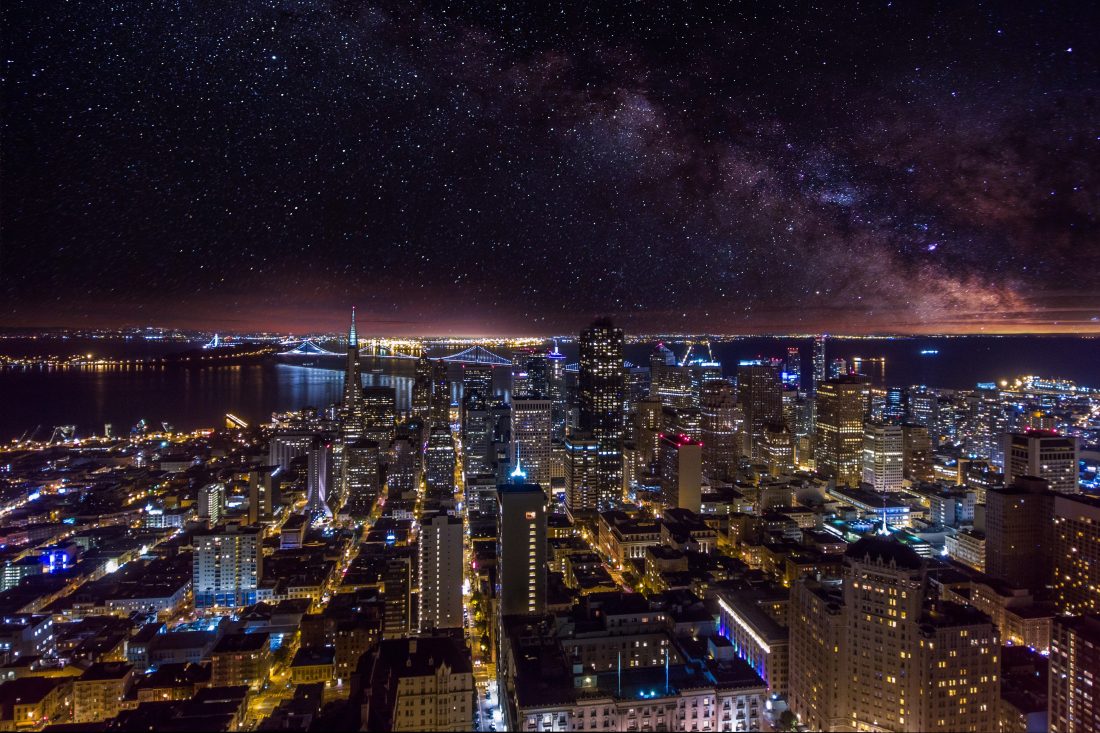 Free photo of San Francisco Night Sky
