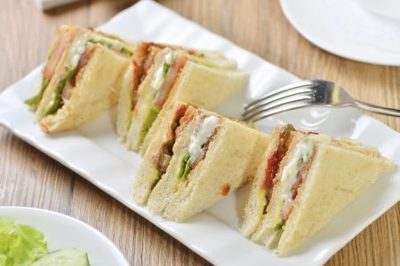 Sandwiches on Plate