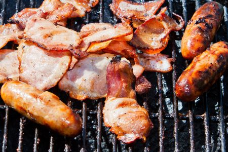 Bacon & Sausages Free Stock Photo