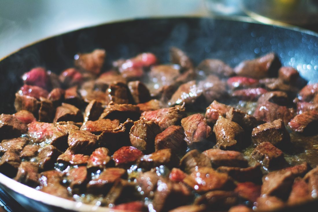 Free photo of Beef in Frying Pan