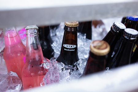 Beer in Ice Freezer Free Stock Photo