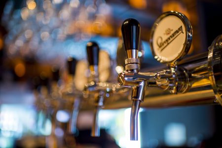 Beer Pumps in Bar Free Stock Photo