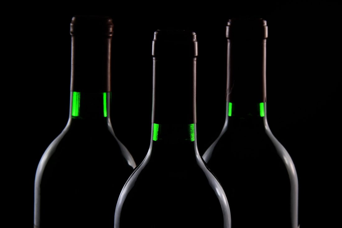Free photo of Dark Wine Bottles