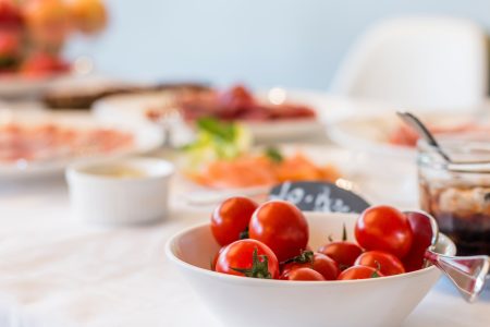 Breakfast Table Tomatoes Free Stock Photo