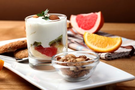 Healthy Yogurt Breakfast Free Stock Photo