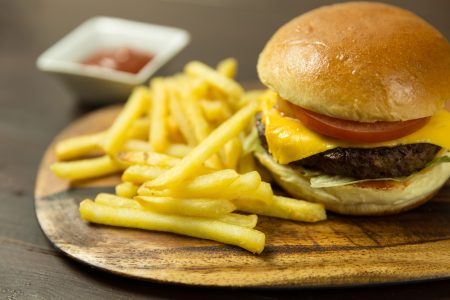 Burger & Fries Free Stock Photo