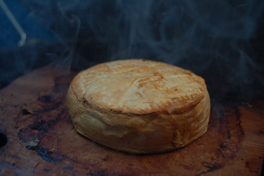 Free photo of Baked Camembert Cheese