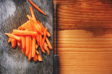 Carrots & Knife Free Stock Photo