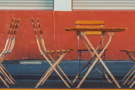 Chairs & Tables at Cafe Restaurant Free Stock Photo