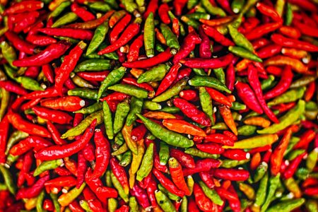 Hot Chilli Peppers Free Stock Photo