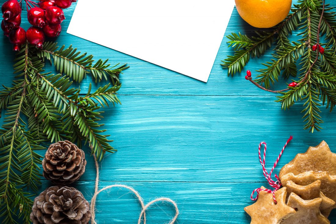 Free photo of Christmas Table Background