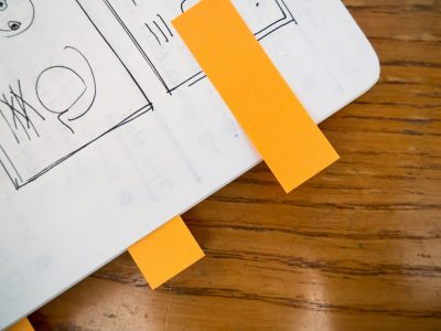 Sketch Wireframe Notes Free Stock Photo