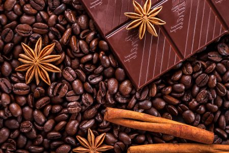 Coffee Beans & Chocolates Free Stock Photo