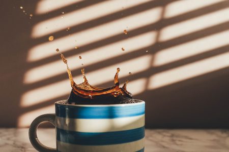 Coffee Cup Splash Free Stock Photo