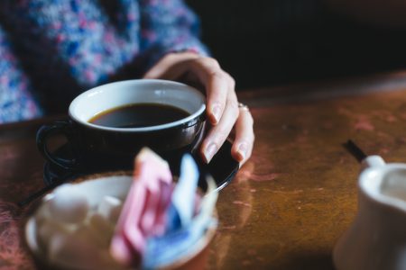 Woman with Coffee Free Stock Photo