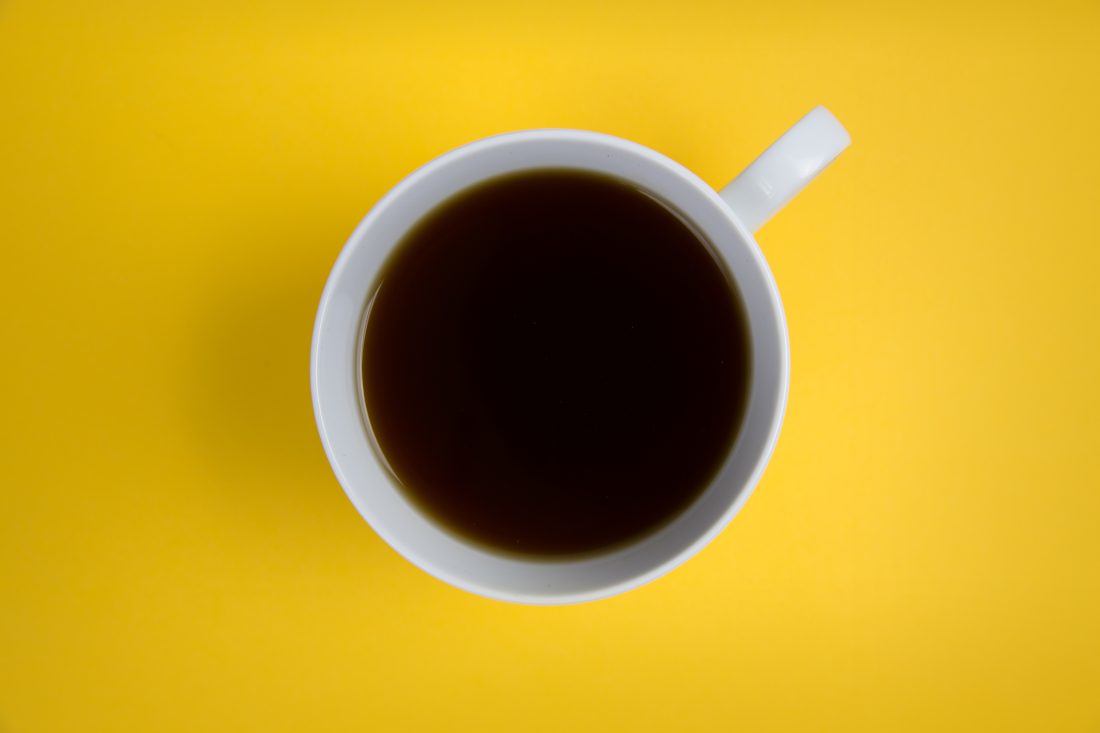 Free photo of Coffee on Yellow