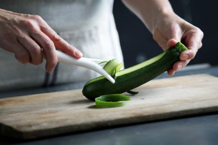 Cutting Vegetables Free Stock Photo