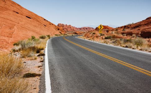 Desert Road Free Stock Photo