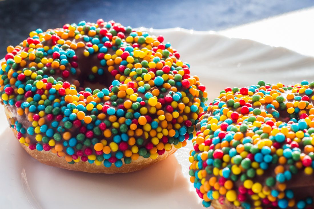 Free photo of Colorful Donuts