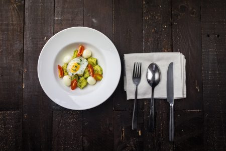 Eggs on Dinner Plate Free Stock Photo