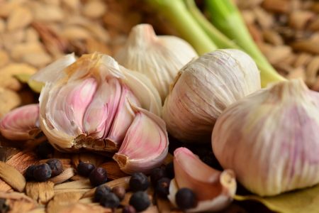 Garlic Herbs Free Stock Photo