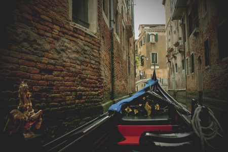 Gondola Venice Canals Free Stock Photo