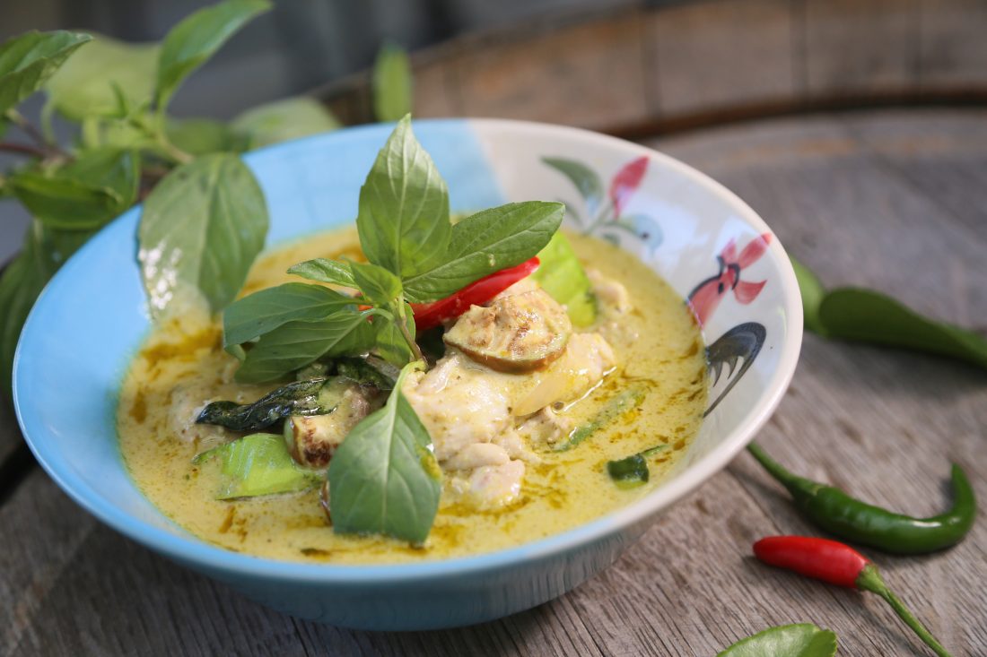 Free photo of Green Thai Curry