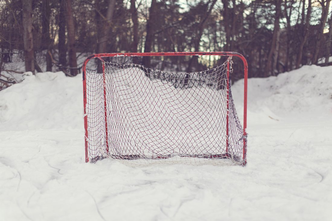 Free photo of Hockey Goal in Snow