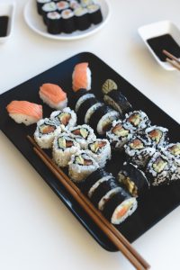 Home-made Sushi Free Stock Photo