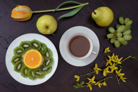 Kiwifruit Coffee Free Stock Photo