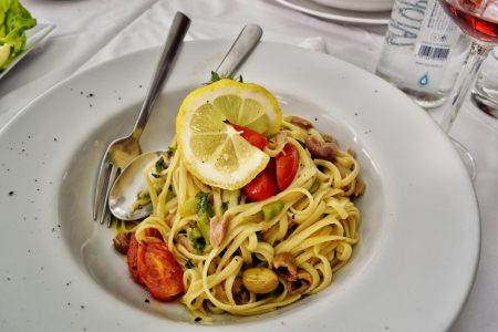 Linguini Pasta Free Stock Photo