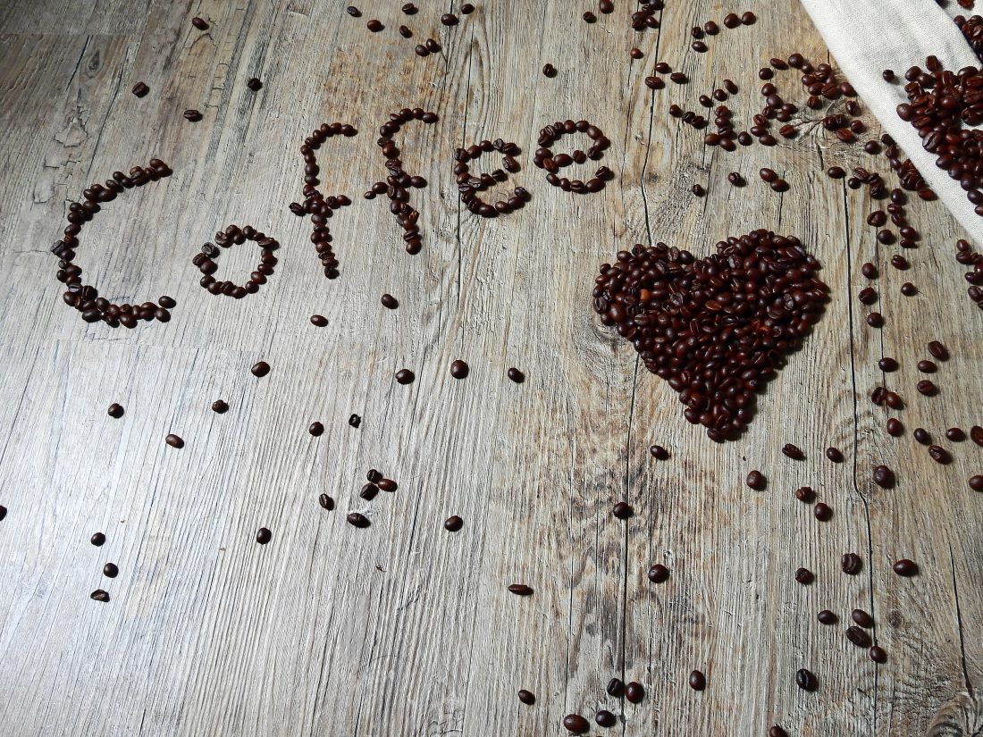 Free photo of Love Coffee Beans